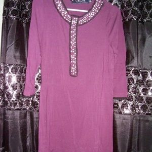 5for 25 twelve brand boutique rhinestone tunic
